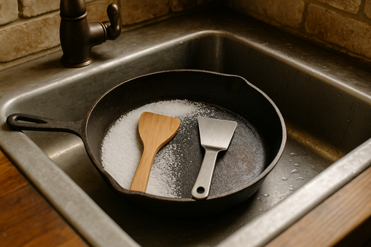 Wooden Tools vs. Metal Scrapers: What’s Best for Cleaning Cast Iron?